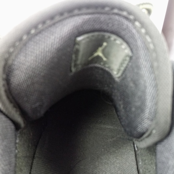 Nike Air Jordan Retro V.1 Cargo Khaki/Yellow Shoes - Picture 4 of 8